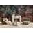 Distressed Red Brick and Concrete Wall Mural-99346067