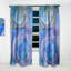 Panneau de rideau simple semi-diaphane avec passe-tringle Abstract-70404845
