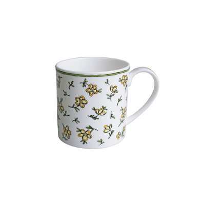 Twig New York Heritage Bone China Dinnerware In White;green;yellow