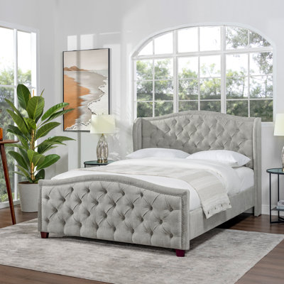 Ezzie Tufted Upholstered Platform Bed -  Darby Home Co, D333813C49F04313B8628E6A298BAB0D