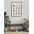 Full Moons Chart by The Whiskey Ginger Framed Canvas Wall Art Print-763171769