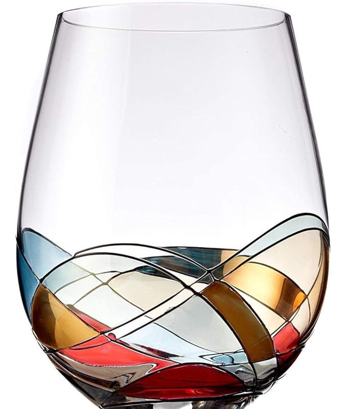 18oz. Stemless Wine Glass Set