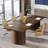 6.56FT Rectangle Conference Table, 78.74" Meeting Table With Double Base, Modular Seminar Table-1933380993