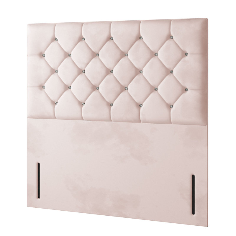 Farallones Upholstered Headboard, Double (4'6), Pink