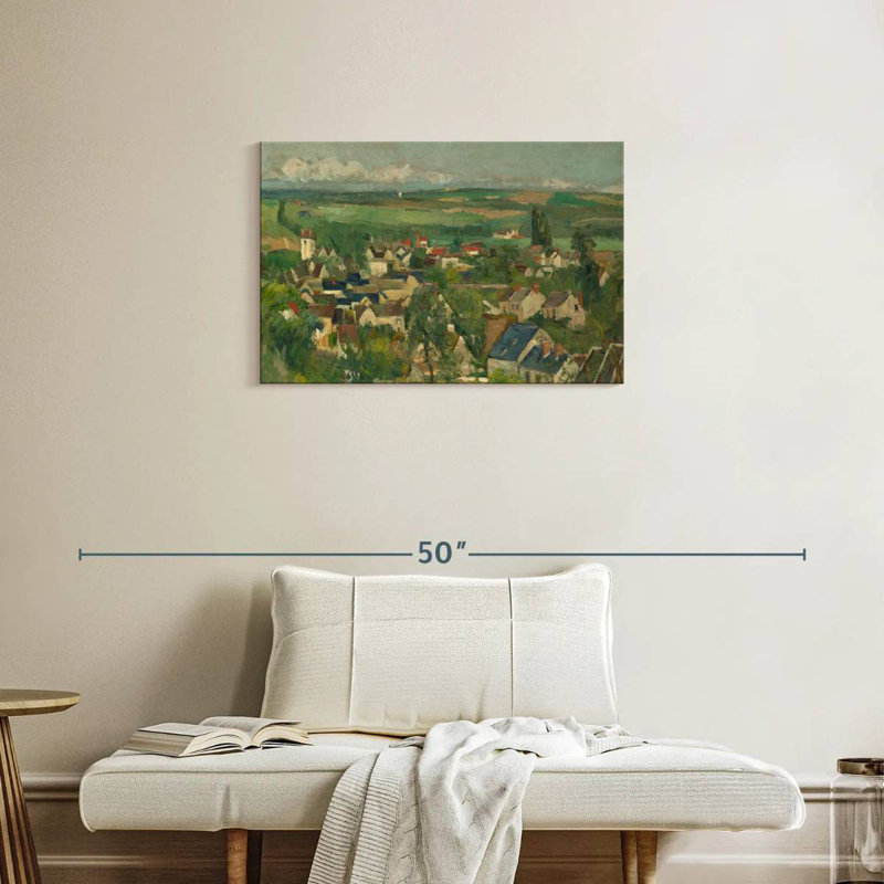 Vue panoramique d'Alvord Auvers, H 20 po x l 30 po