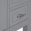 Meuble-lavabo moderne avec lavabo supérieur, 2 portes à fermeture douce et 6 tiroirs-2006799059