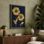 Golden Blooms Botanical - Wrapped Canvas-1615750569-1615750562