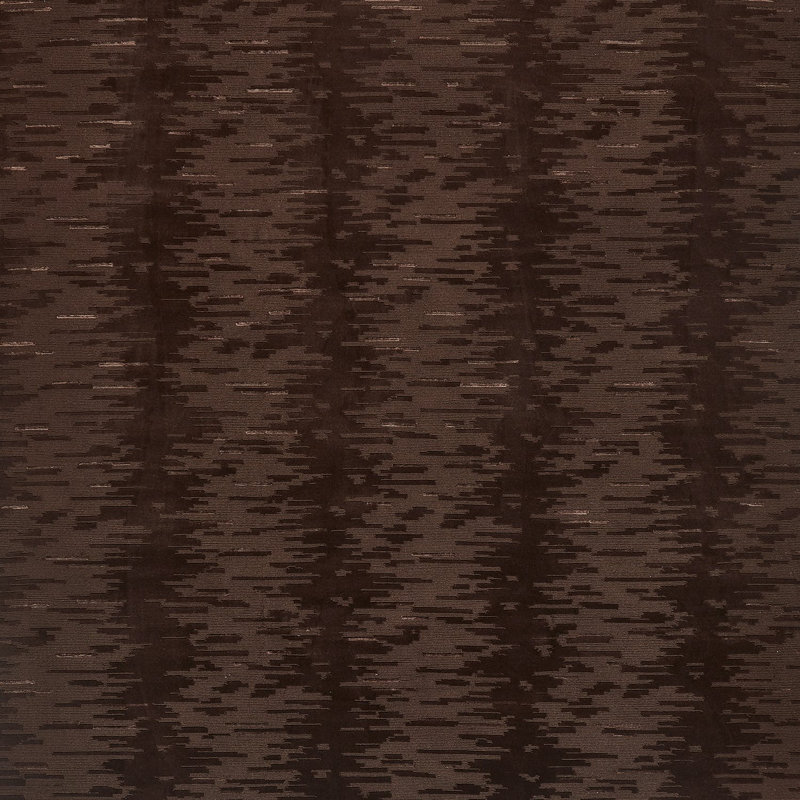Brown Modern Wool Silk Blend Rug - 9'2" x 11'