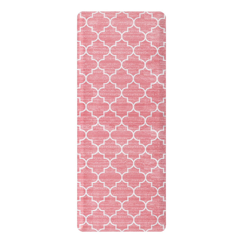 Tapis anti-fatigue Annetrude, Rectangle 2 pi x 5 pi, Rose