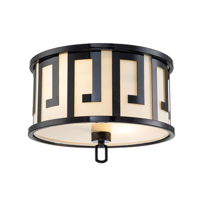 Lemuria Fabric Flush Mount