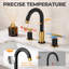 Robinet de salle de bain surdimensionné à 2 poignées avec drain-91951166