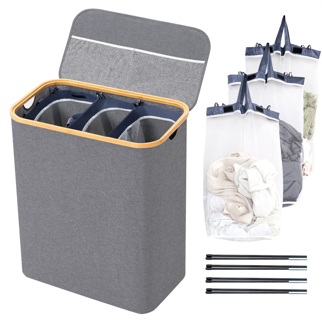 Laundry Basket With Lid