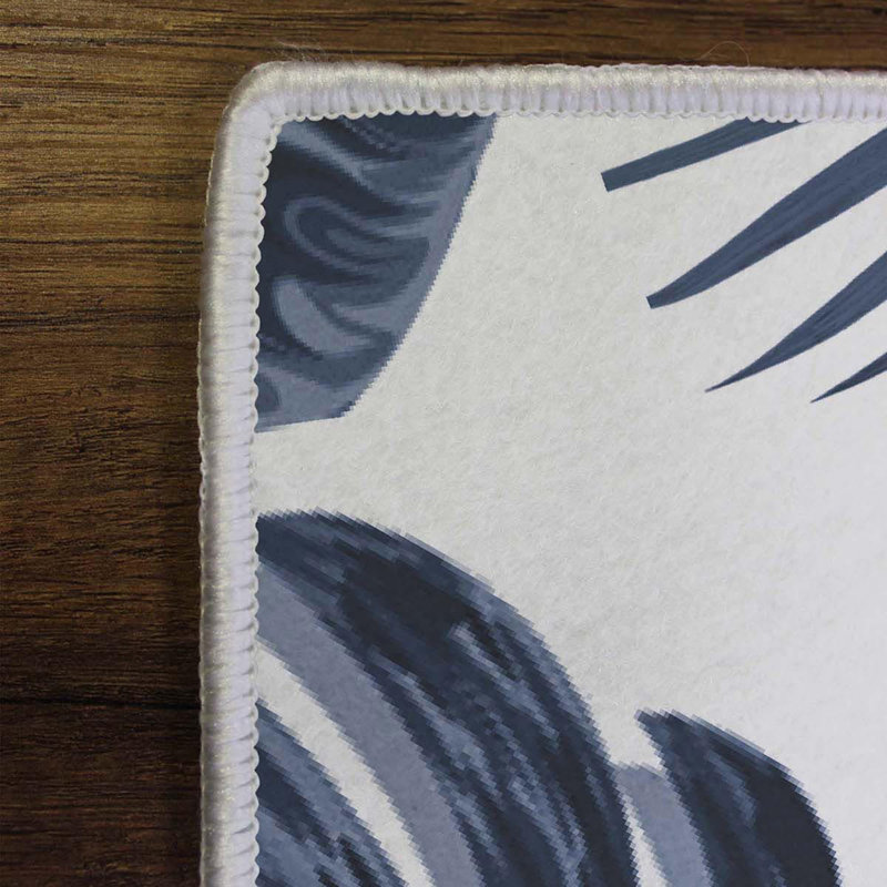 Tapis tissé de qualité supérieure, 5,9 x 9,2 pieds | 100% polyester, 650 g / m² | Pois antibactérien antidérapant en PVC, d'une hauteur de poils de 0,3 po | Lavable à la machine, impression numérique 3D | Parfait pour le salon et la chambre à cou