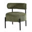Fauteuil d'appoint en velours côtelé Bellatrix