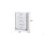 Chest – Marble-Patterned Drawers With LED Side Panels And Metallic Trim For Spacious