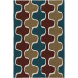 Zack Brown/Red/Blue Area Rug