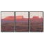 Red Rocks At Dusk I, reproduction d'art encadrée sur toile 3 pièces-263180432-263180435