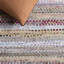 Tapis gris / blanc / brun en coton noué à la main Vesey-20657800
