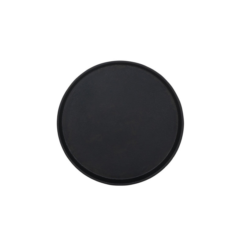 Carden End Table-Dark Aluminum, Black Antique