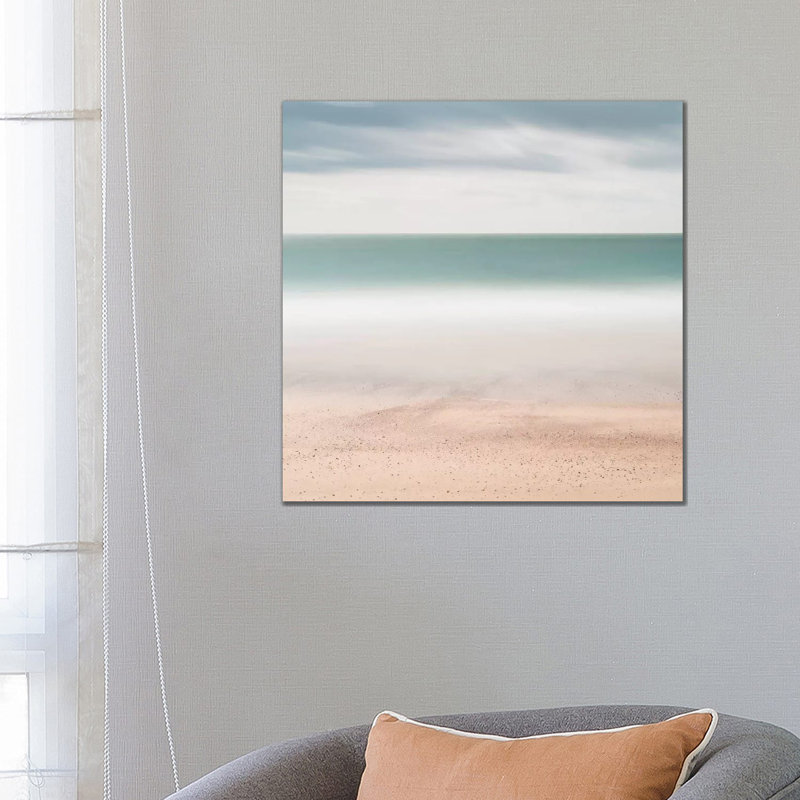 Beach, mer, ciel, H 26 po x l 26 po x P 1,5 po