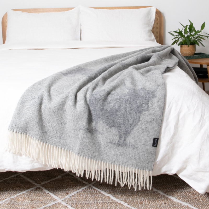 Throw Blanket, Grey