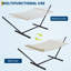 Heavy Duty Double Hammock with Stand for 2 Persons, 450 lbs Capacity, Cotton Rope Bed, Pillow,  Easy Assembly, Outdoor Indoor, Backyard, Patio, Poolside-247016856