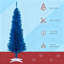 Eye-Catching Pencil Christmas Tree, Artificial Xmas Tree with Sturdy Stand for Festive Home Decor and Easy Assembly-1697650921-1697650920