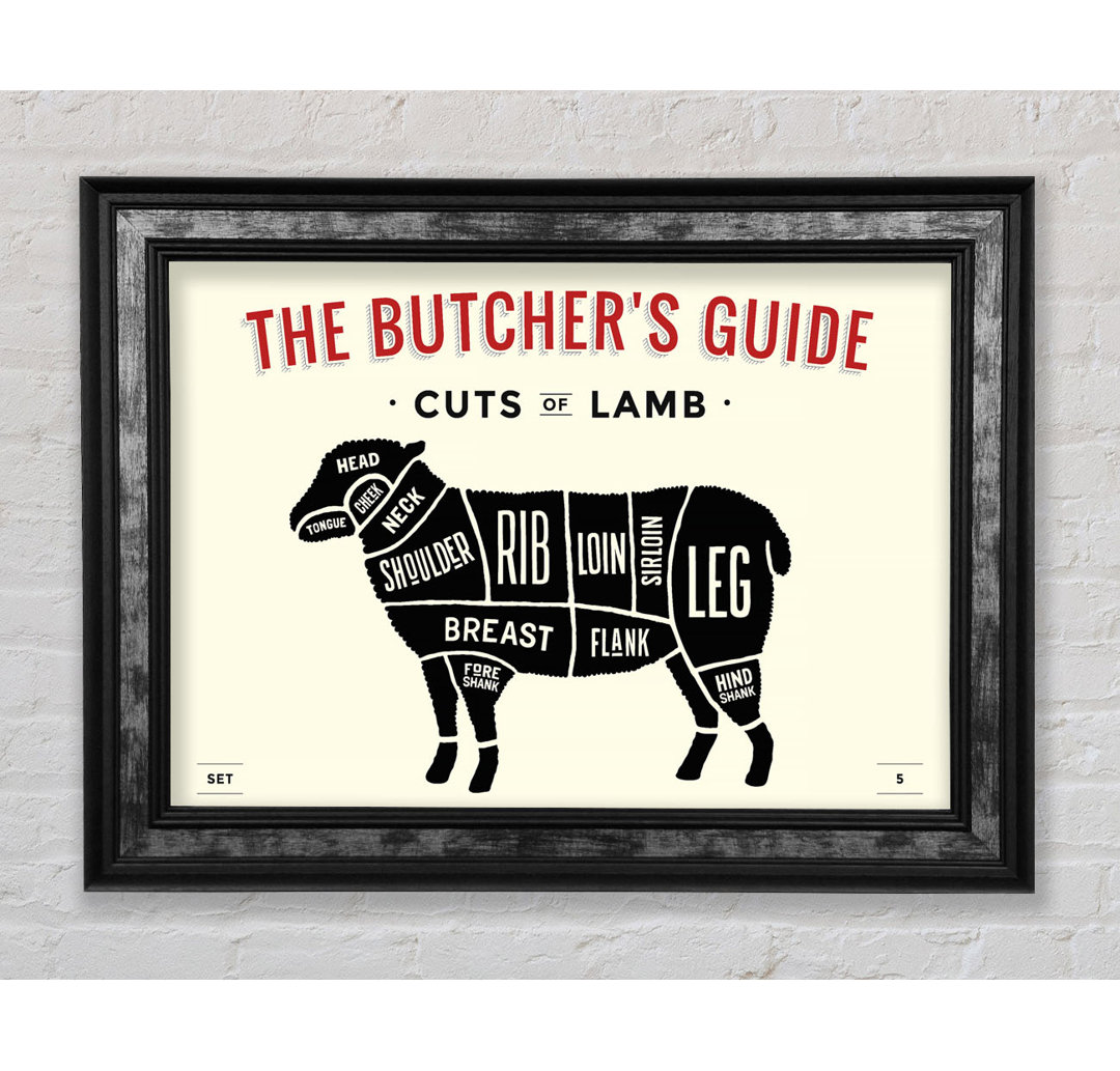 Butchers Selection 6 Gerahmter Druck