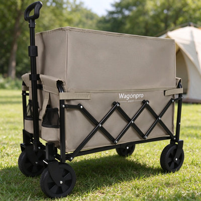 Expandable Dual-Layer Utility Wagon