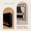 Ultra Thin Aerus Slim Recessed or Wall Mounted Electric Fireplace, Alexa/Wifi Enabled-1171218618