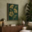 Golden Study Botanical 1 Piece Wrapped Canvas Wall Art-517735954-517735955