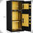 Large Double - Door Digital Coin Operated 7.0 Cubic Feet Safe With And Waterproof Bag, Dual Alarm, Hidden Code, Thickened All Steel, Gap Prying, Wall Or Floor Mount For Secure Spaces Wall/floor Home,