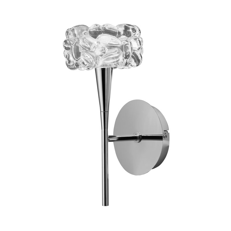 Vinton 1-Light Dimmable Chrome Wallchiere