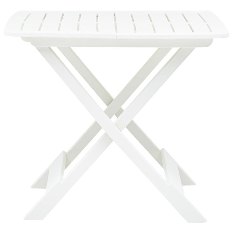 Aapeli Rectangular Outdoor Dining Table - 79 cm W 72 cm D, White