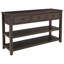 Console rustique avec 2 tablettes ouvertes et 3 tiroirs Cevat-1955869122-1955869134-2008820220