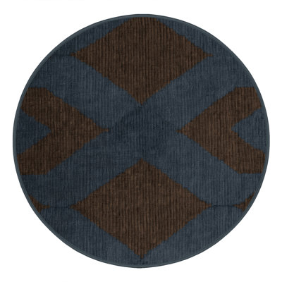 Tapis gris à carreaux lavable à la machine