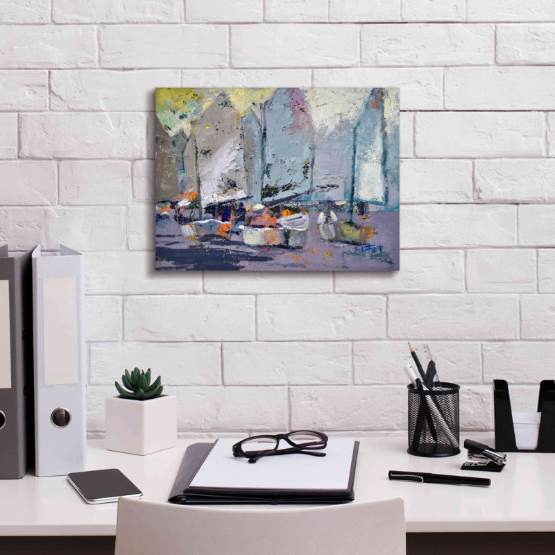 Reproduction sur toile tendue, H 12 po x l 16 po x P 0,75 po