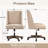 Mellins Swivel Chenille Upholstered Task Chair-886834302