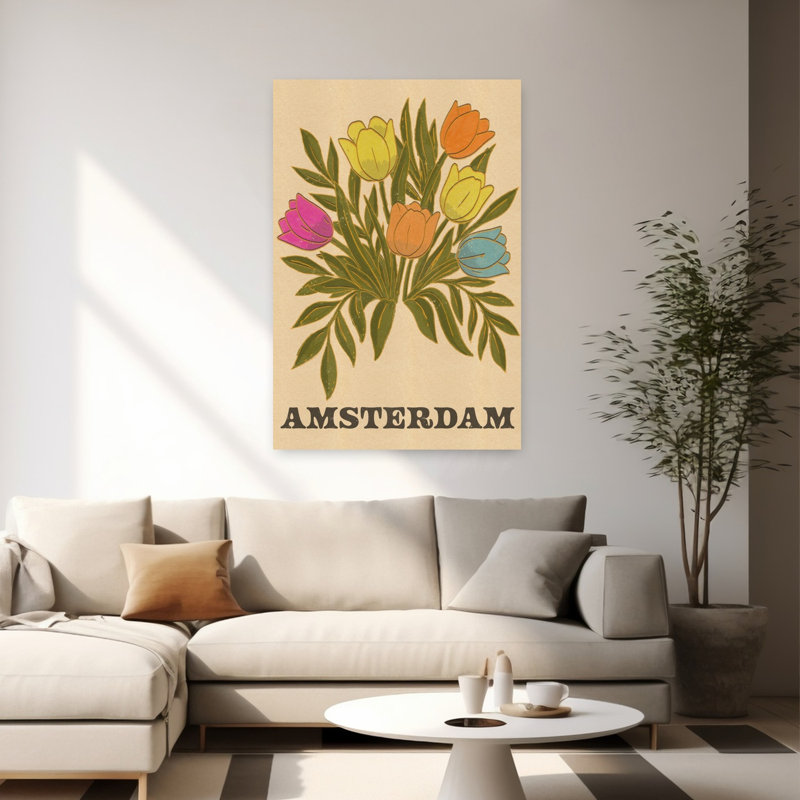 Impression sur toile Amsterdam, 60" H x 40" W