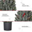 Arbre de Noël artificiel miniature non illuminé