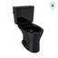 Toilette allongée deux pièces TOTO® Drake® à double chasse allongée 1,28 et 0,8 GPF Dynamax Tornado Flush®, ébène