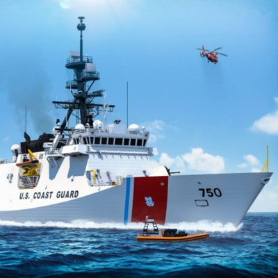 Maquette de bateau USCGC Bertholf WMSL-750
