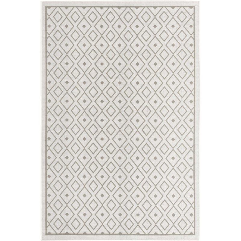 Geometric Indoor / Outdoor Rug, Rectangle 6' x 9'