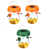 Orange / Vert