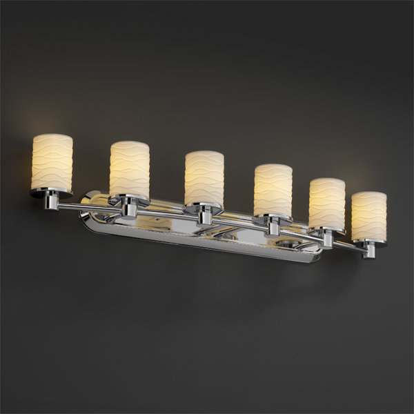 Jaoquim 6 - Light Bath Bar, Polished Chrome, Waterfall
