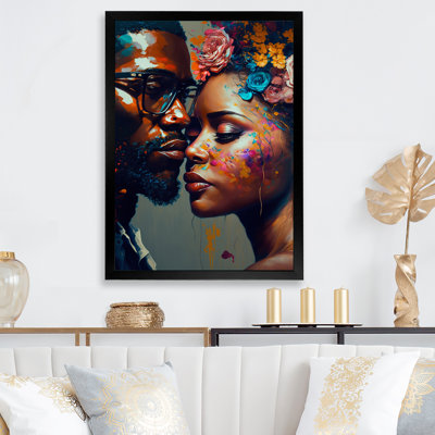 Art sur toile, "Couple amoureux"