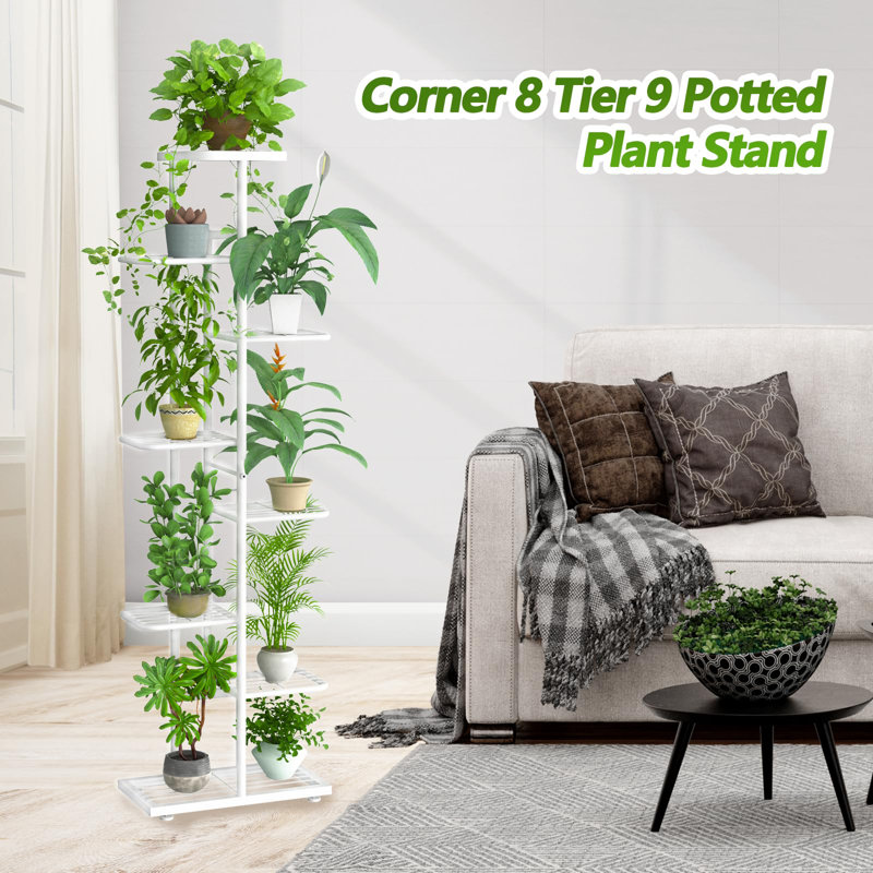 Plant Stand, White
