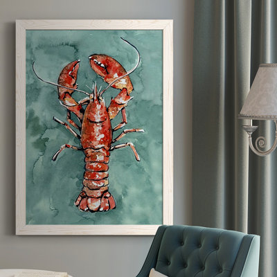 Aquatic Lobster I, reproduction d'art sur toile