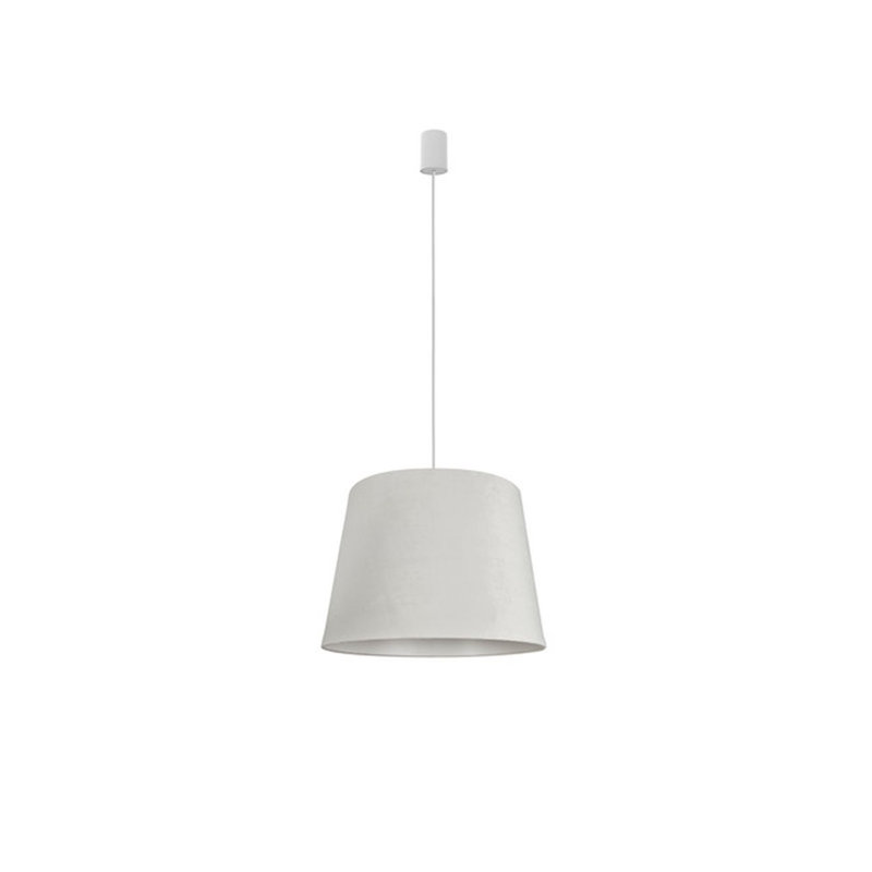 Erdi 1 - Light Single Pendant, White, White, 176cm H x 46.5cm W x 46.5cm D