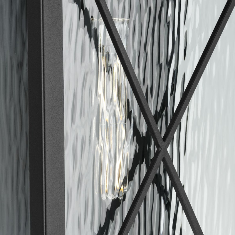 Annliese Steel Wall Light, 21.5" H x 10" W x 6.75" D